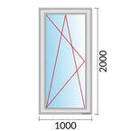 Venstermaat 1000x2000mm