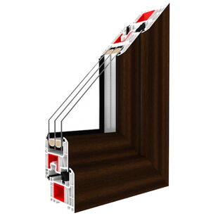 Fenster Iglo Energy Classic Mahagoni