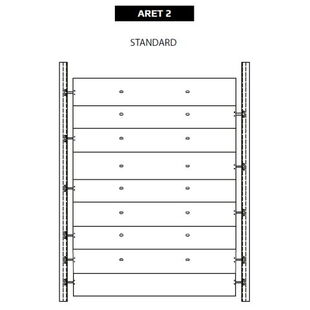 Raffstore Lamellen Arretierung ARET 2