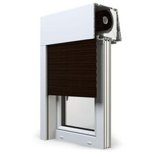 Exte Elite XT Aufsatzrollladen in 36 Wenge