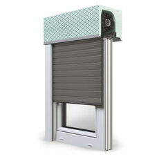 Aufsatzrollladen Beck+Heun ROKA-TOP® 2 in 34 Quarzgrau