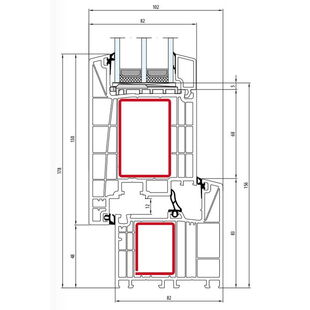 Salamander bluEvolution 82 Tür außen öffnend Classic-Line - HO9030 - HO8560