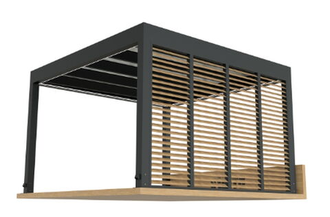 Pergola Terra Aye Zubehör bewegliche Lamellen Holz