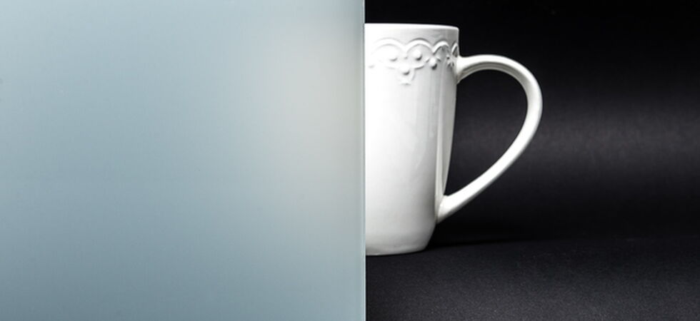 Ornamentglas Milchglas mit 6mm Glasdicke Sicherheitsglas