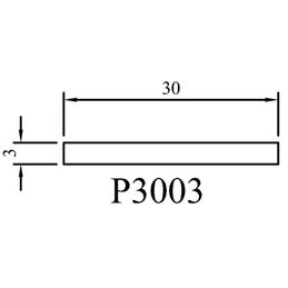 Schemata Flachleiste 30mm Breite