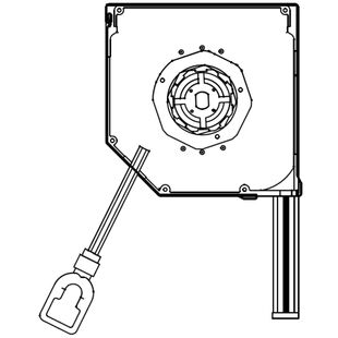 Vorbaurollladen Antrieb Ausgang Typ D