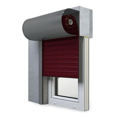 SKO-P Rollladen in 19 Weinrot