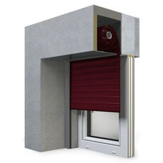 SP-E Unterputzrollladen in 19 Weinrot