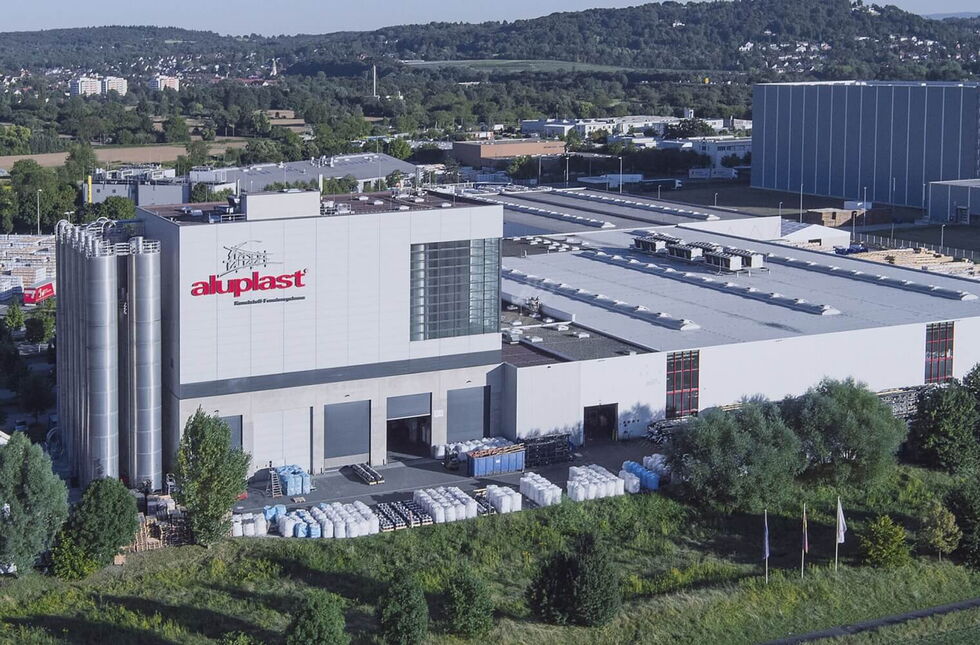 Aluplast fabriek in Karlsruhe, Duitsland