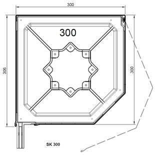 Rolltor-Kasten BGR SK mit Kastenhöhe 300mm