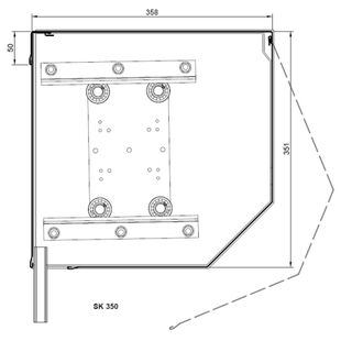 Rolltor-Kasten BGR SK mit Kastenhöhe 350mm