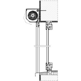 Vorbaurollladen SK-45 MKT Einbaubeispiel 1 auf Mauerwerk