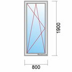 Balkontür Maß 800x1900mm