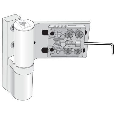 Haustürband Dr. Hahn KT-V 6R horizontale Regulierung