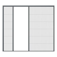 Drutex Insektenschutz Plissee 2 Flügel - RAL 7016