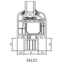 Drutex Iglo 5 Fenster mit Bankanschluss 30 mm 54123
