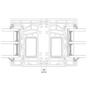 Drutex Iglo Edge - 80001-50124 Fest Kopplung 11mm