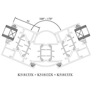 Drutex MB 70 Eckverbinder Variabel aussen Detailansicht