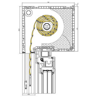 Aufsatzrollladen 215mm mit Iglo Energy Fenster und Insektenschutz Außen