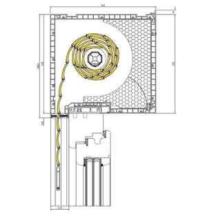 Aufsatzrollladen 225mm mit Softline 78 Profil für Holzfenster