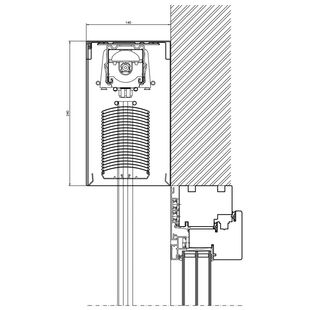 Raffstorekasten ZF-A 240 - Rahmen Duoline