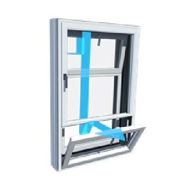 Gealan Hafen-City-Fenster ventilatie