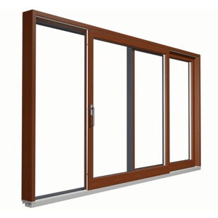 Hout-aluminium hefschuifpui