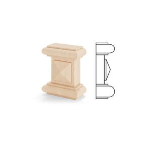 Holz Kapitell 2S Querschnitt