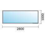 Fenstermaß 2800x1000mm