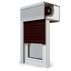 BeClever Aufsatzrollladen Clever Box 26 Mahagoni