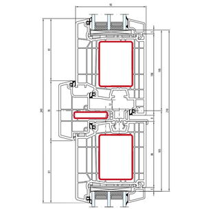 Salamander bluEvolution 92 Stulp 78mm Tür innen öffnend Classic-Line - 176 020 - 171 040