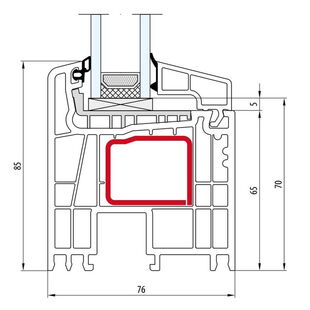 Salamander Streamline 76 Festverglasung - 250 234