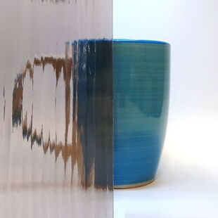 Ornamentglas Waterfall Braun (SAL)