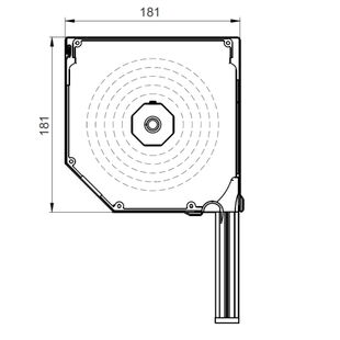 Vorbaurollladen PST mit Kastenhöhe 181mm