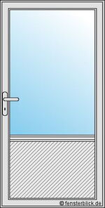 Nebeneingangstür Modell Guben