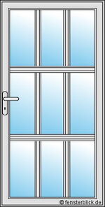 Nebeneingangstür Modell Wildau