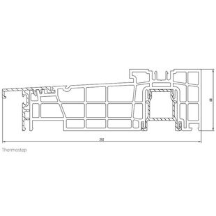 Aluplast HST 85 Schwelle Thermostep