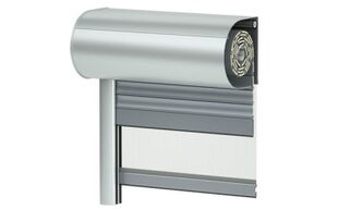 Aufsatzrollladen Weiß Kastenform Revision seitlich