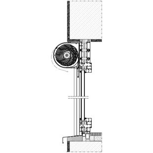 Vorbaurollladen SKO-P Einbaubeispiel 2 in der Laibung