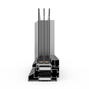 Alufenster Deceuninck Decalu 110 Steel Profilschnitt