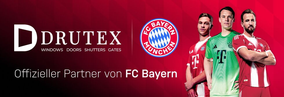 Drutex kozijnen - Partner van FC Bayern München