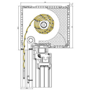 Aufsatzrollladen 215mm mit Iglo Energy Fenster und Insektenschutz Außen