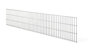 Doppelstabmattenzaun in feuerverzinkt mit Höhe 630