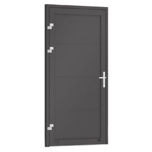 Enkelvleugelige garagedeur van Krispol zonder reliëf