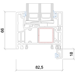 3110 - Anschlussprofil 18mm
