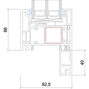3205 - Anschlussprofil 40mm