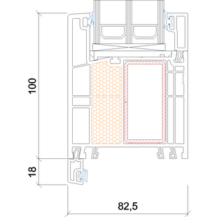 3110 - Anschlussprofil 18mm