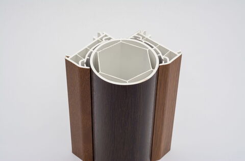 Variabele hoekverbinding Iglo 5 in houtkleuren