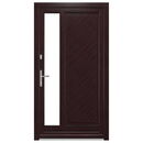 Holztür mit Schwarzbraun Lasur