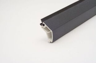 Kunststofffenster Glasleiste Anthrazit